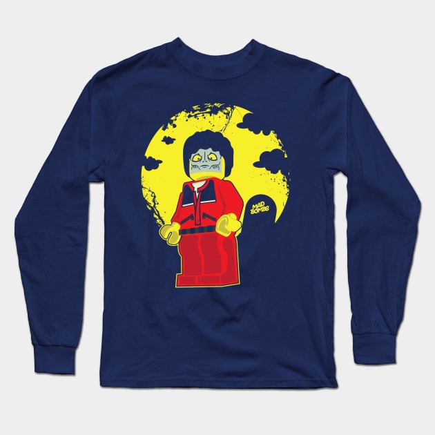 King Of Thriller Long Sleeve T-Shirt by MADBOMBS